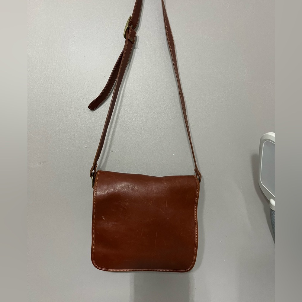 Leather Men Messenger Bag